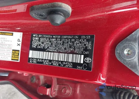 2023 Toyota Gr Corolla Circuit Edition z USA, uszkodzony, nr VIN JTNABAAE1PA003729